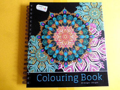 Malbuch  für Erwachsene Mandala ca:40 Vorlagen ca:25x22,5cm