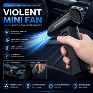 Portable X8 Brushless Turbo Jet Fan Air Blower Vacuum Dust Cleaner