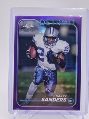 2024 Topps Chrome - Barry Sanders #67 Purple Refractor /275