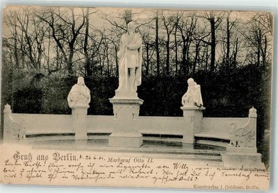 39544089 - 1000 Tiergarten monument Margrave Otto II 1901