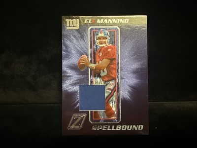 2005 Donruss Spellbound Zenith Jersey # Match Eli Manning 10/250 Giants Fm
