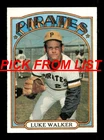 1972 Topps Baseball 271-525 EX/EX-MT Pick From List All PICTURED bb9