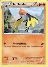 Fletchinder 17/106 Uncommon Flashfire Pokemon Near Mint