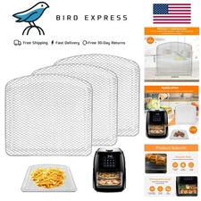 Dishwasher Safe Air Fryer Replacement Racks - Perfect for Chefman & Power Ovens