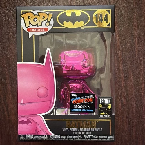 Funko Pop! Batman 144 Pink Chrome 2019 NYCC Convention Exclusive 1500 Pieces