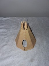 Vintage Marx Tan Teepee Plastic 4.5" Cowboy Indian Playset