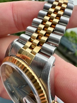 1989 Rolex Datejust 16233 Champagne Dial 36mm - No box No papers