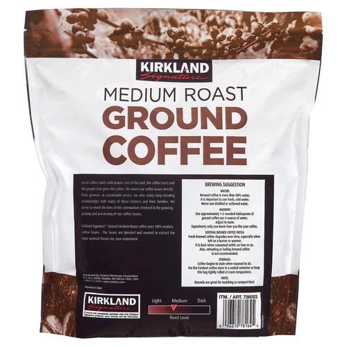 Kirkland Signature Medium Roast Coffee, 40 Ounce - Picture 5 of 5