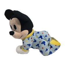 Disney Baby Musical Crawling Pals Plush Mickey Mouse Pajamas Develops Learning