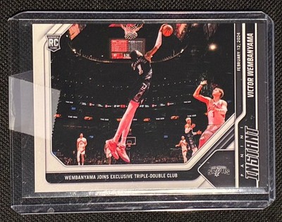 Victor Wembanyama 2023-24 Panini Instant NBA #331 TRIPLE-DOUBLE Rookie SPURS (J)