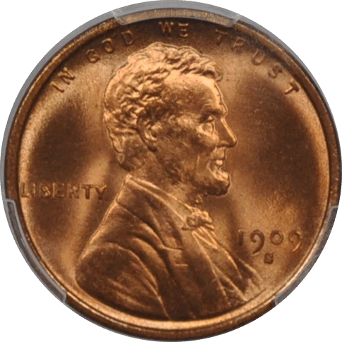 1909-S Lincoln PCGS CAC RD 67  - Image 3 of 4