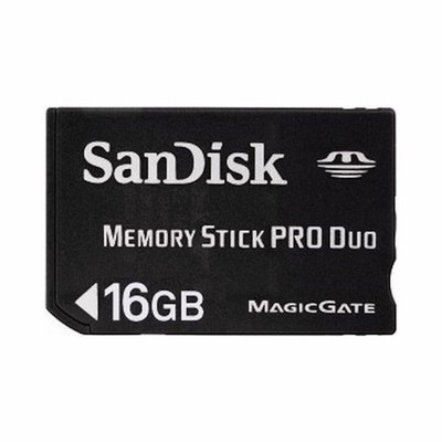 16 GB SanDisK Memory Stick Pro Duo 16 GB Magic Gate ProDuo Speicherkarte Kamera