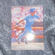 Fleer George Brett Kansas City Royals 1991 Fleer Ultra Base Set Card #144