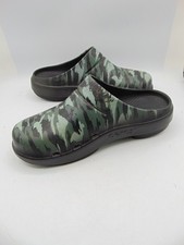 OOFOS OOcloog Black  Gray Camo Mule Size EU 39 US W 8