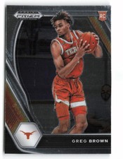 2021 Panini Prizm Draft Picks #27 Greg Brown Texas Longhorns