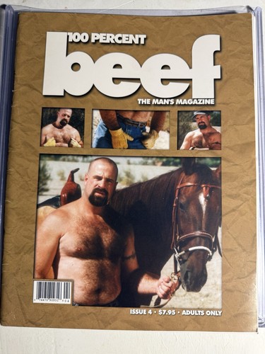 100 PERCENT BEEF #4 11/2002 PHYSIQUE PHOTOGRAPHY ART MAGAZINE GAY INTEREST RARE