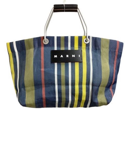 MARNI Flower Cafe Tote Bag Multi colored