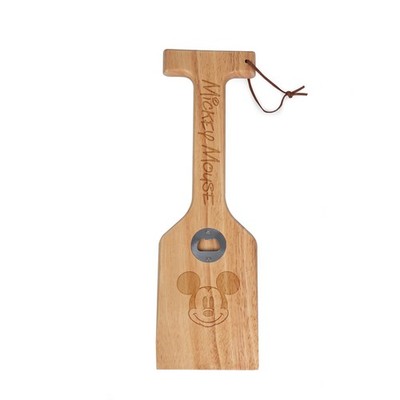 Mickey Mouse Hardwood BBQ Grill Scraper with Bottle Opener, Bristle Free Wood...