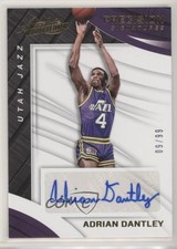 2017-18 Panini Absolute Precision Signatures 9/99 Adrian Dantley Auto HOF 0o8s