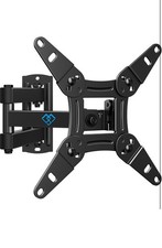 Perlesmith Wall Bracket for TV 13-42 up to 20kg Vesa Tilt Swivel Rotate Black 