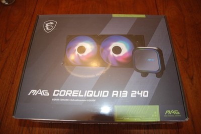 MSI MAG Coreliquid A13 360 black AIO ARGB Liquid CPU Cooler, Brand New Sealed