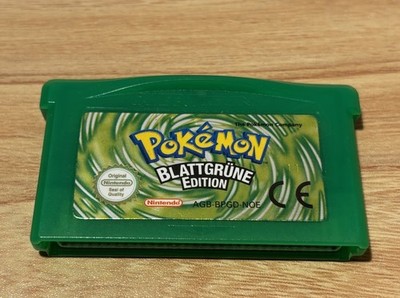 Original Pokémon Blattgrüne Edition Nintendo Game Boy Advance ohne OVP - GUT  