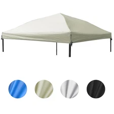 10x10 Canopy Replacement Top, Waterproof Sunshade Canopy Tent Top Roof Cover ...