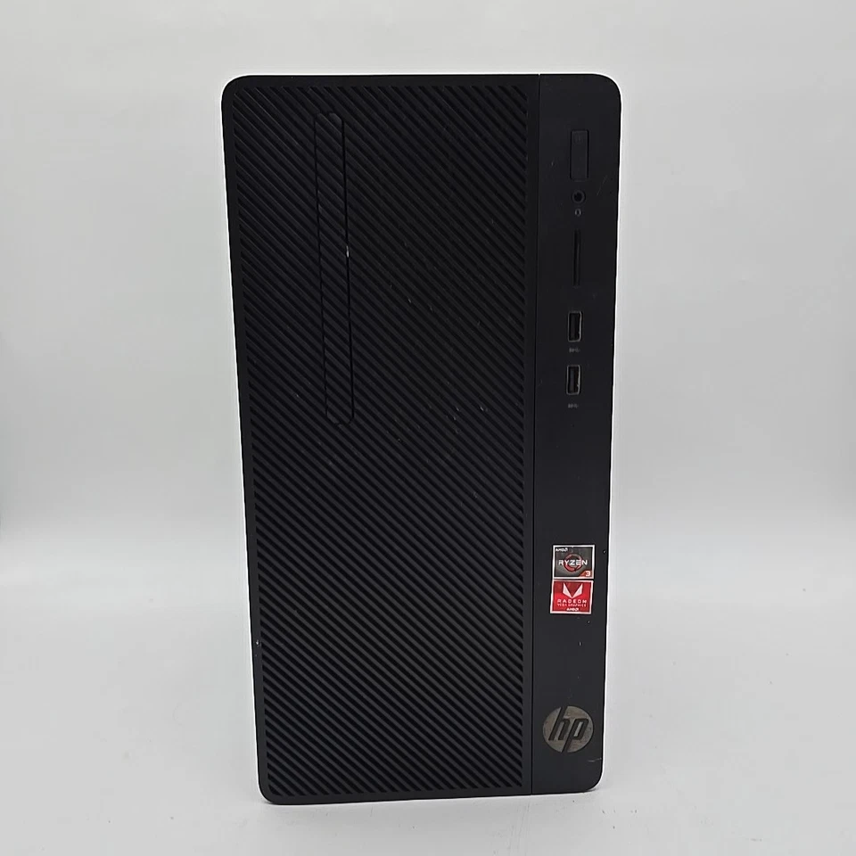 HP 285 G3 MT PC Computer AMD Ryzen 3 2200G 8GB DDR4 RAM 128GB NVMe Windows 10 - Image 3 of 4
