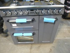 Smeg Range Cooker Slate Grey TR93GR 90cm Dual Fuel Graded (CH-3401)