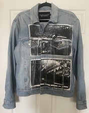 Men’s CALVIN KLEIN ANDY WARHOL Trucker Denim Jacket, Rodeo, Medium