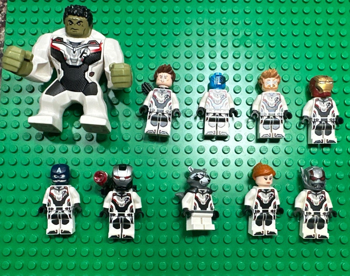 LEGO MARVEL AVENGERS ENDGAME QUANTUM SUITS hulk iron man thor