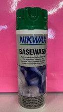 Nikwax 143 BaseWash 300ml 10oz Active Clothing Wash-In Deodorizing Cleaner