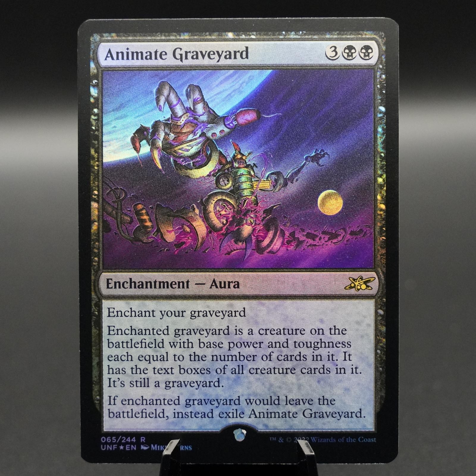 Animate Graveyard 65 Rare Unfinity Magic: The Gathering Foil Near Mint