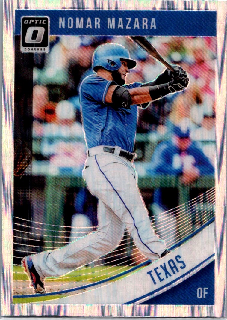 2018 Donruss Optic Nomar Mazara Shock  Texas Rangers #151