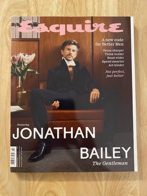 Esquire Magazine Jonathan Bailey Gentleman Mens Winter 2025 Fashion US SELLER