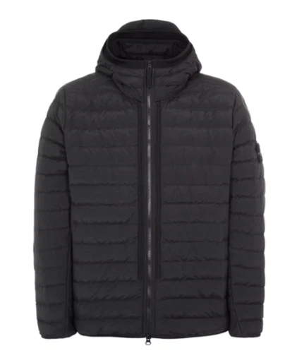 Stone Island 42725 O-Cotton/R-Nylon Tela Jacket Black XL NWT - product listing photo