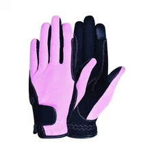 Horse Riding Gloves Micro Suede Non-Slip Grip Equestrian Driving Outdoor Lightwe