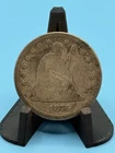 1876 25c Seated Liberty Quarter Collectible United States Coin 90% Silver