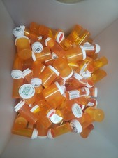 Lot of 98 Empty Plastic Prescription Vitamin Bottle