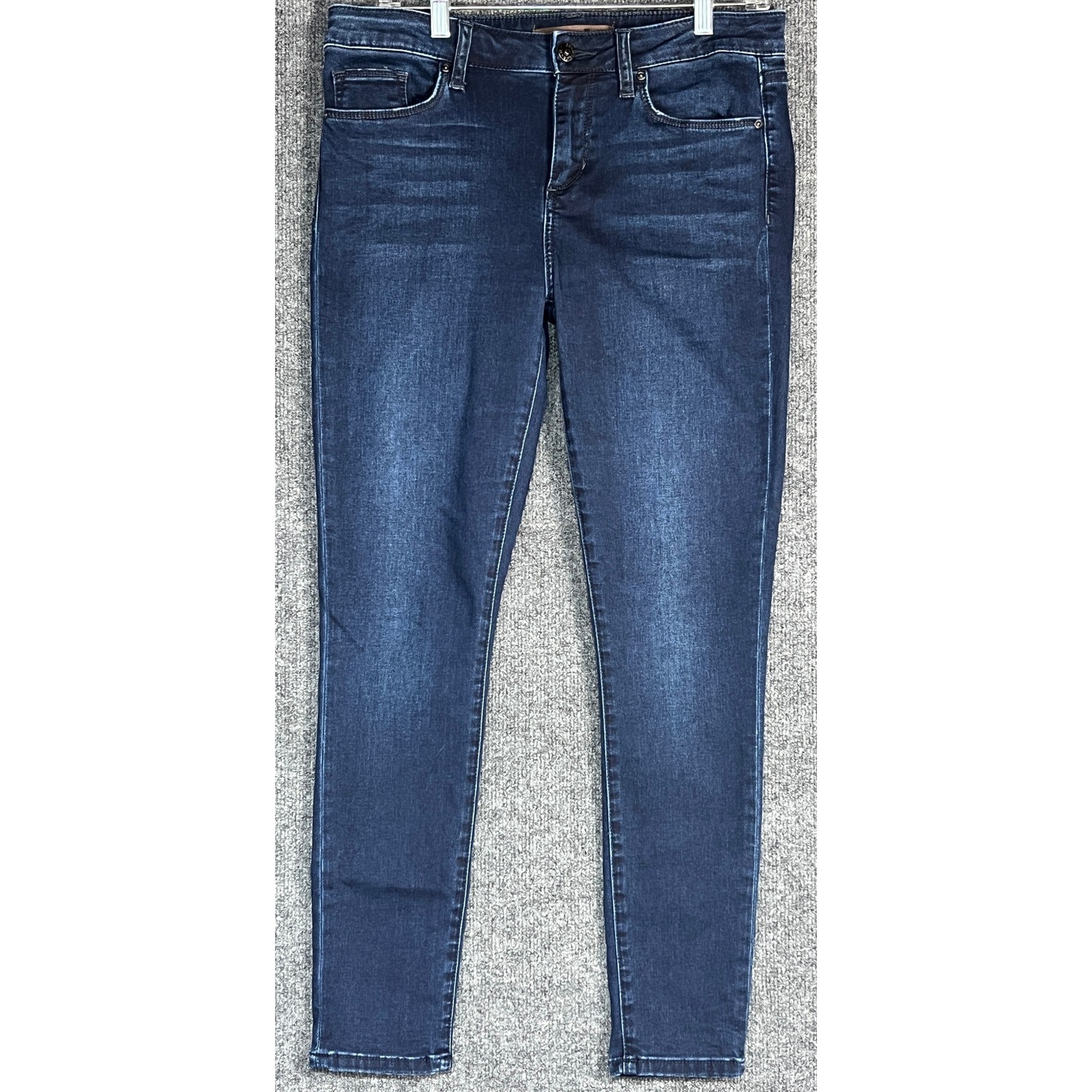 Joe's Jeans Women's Size 29 Mid Rise Skinny Dark Wash Denim Blue Jeans