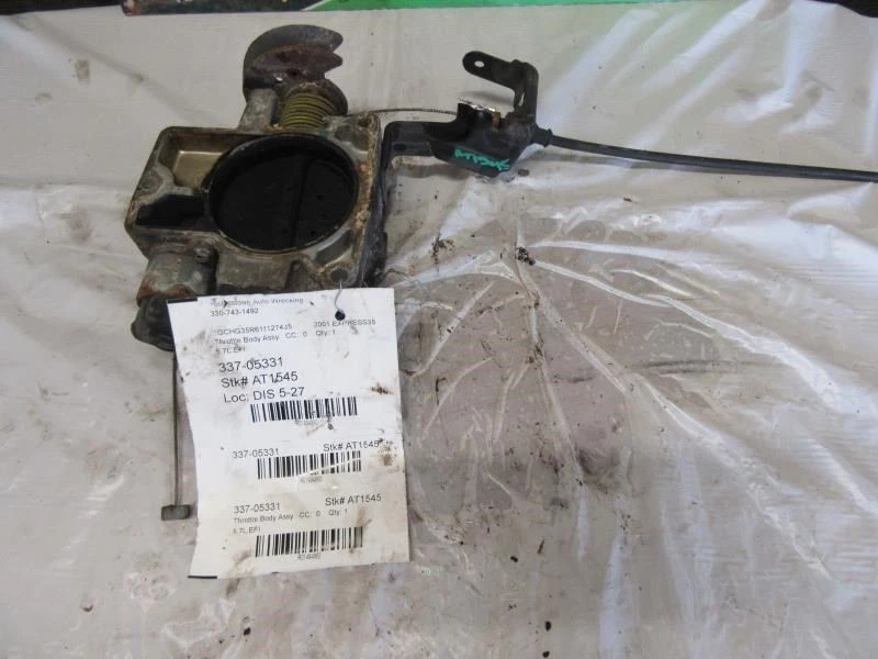 Throttle Body Throttle Valve Assembly 5.0L Fits 01-02 EXPRESS 1500 VAN 1494980 Foto 2 de 2