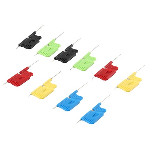 10pcs Gratuit Double Crochet Test Clip Puce Brûlure Logique Analyseur Pince - Afbeelding 3 van 24