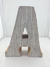 Home Decor Wood 8.25" Letter A Sign Wall Decor Farmhouse Free Shipping