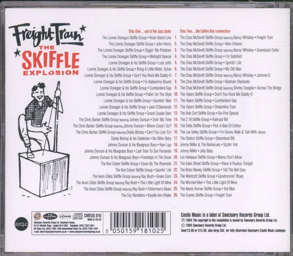 Various Artists Freight Train - the Skiffle Explosion double CD UK Castle Music - Bild 2 von 2