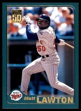 Matt Lawton 2001 Topps #213 Minnesota Twins MLB READ FREE SHIPPING AutographDen