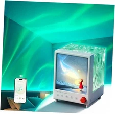 Star Projector Northern Lights Projector Aurora Light Projector with Bluetooth 