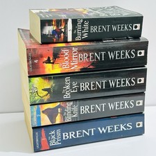 Lightbringer Complete Series 1 - 5 Brent Weeks Lot of Five Paperback Books Set