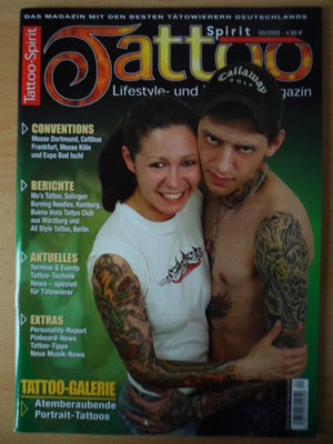 TATTOO SPIRIT 3 * Messe Dortmund Frankfurt Technik Portraits Tätowierer-News