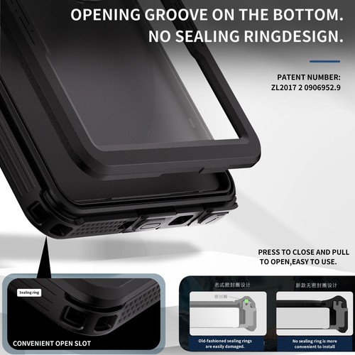 Funda impermeable de cuerpo completo a prueba de golpes para Samsung S25 / Plus / Ultra 360 - Imagen 14 de 21