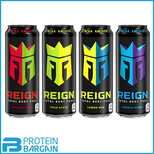 Reign Total Body Fuel Energy Drink Zero Sugar 200mg Caffeine Added BCAA